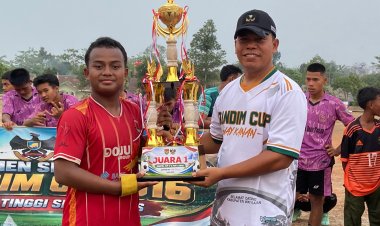 Dandim 0427/Way Kanan Tutup Dandim Cup 2026, Perkuat Sportivitas dan Kebersamaan Generasi Muda