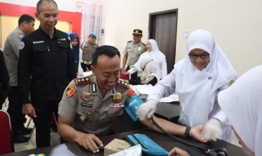 Peduli Kemanusiaan, Polres Aceh Tengah Gelar Donor Darah pada Hari Jadi ke-75 Humas Polri