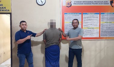 Resmob Polres Aceh Barat Tangkap Terduga Pelaku Curas di Gampong Teungoh