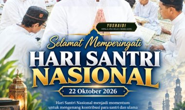 LPKA Kelas II Banda Aceh Sampaikan Ucapan Selamat Hari Santri Nasional 2026
