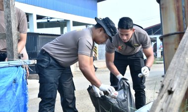 Polres Aceh Timur Dorong Pelestarian Lingkungan Melalui Green Policing di TPI Idi