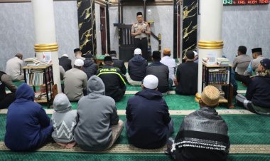 Subuh Keliling, Kapolres Aceh Tengah Ajak Peduli Keamanan Lingkungan, Kebersihan, Awasi Anak, dan Cegah Narkoba