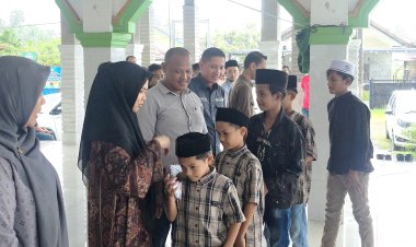 Pemko Langsa Melalui Baitul Mal Santuni Anak Yatim Piatu di Gampong Kapa, Ketua DPRK Langsa Turut Hadir