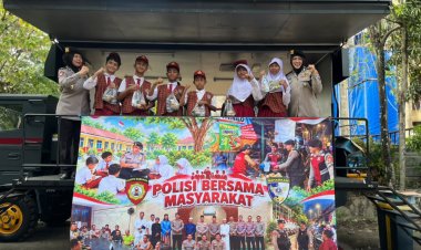 Tak Sekadar Jaga Keamanan, Polri Ajak Pelajar Peduli Pendidikan dan Lingkungan