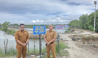 BKAD Langsa Tegaskan Aset Pemko, Plang Tambak 15 Hektare Dipasang di Gampong Kapa