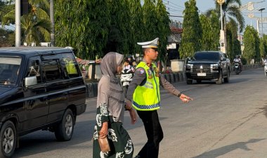Bukan Sekadar Hindari Tilang, Kasat Lantas Polres Aceh Utara Gaungkan Keselamatan Berlalu Lintas Sepanjang Masa