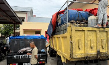Terungkap! Truk Colt Diesel Angkut 6.394 Liter Solar Subsidi, Polres Pidie Amankan Dua Orang