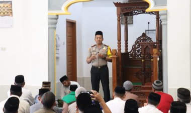 Jumat Keliling Kapolres Aceh Tengah: Perkuat Keimanan, Hindari Riba dan Budayakan Tertib Berlalu Lintas