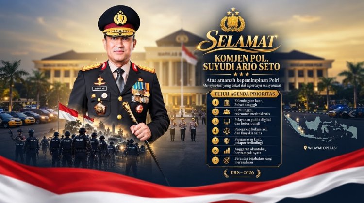 Polisi Watch Ucapkan Selamat, Suyudi Aryo Seto Jadi Kapolri, Wahyu Hadiningrat Wakapolri