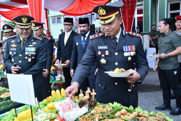 Kapolres Aceh Timur Hadiri HUT TNI ke-81, Tegaskan Soliditas TNI-Polri