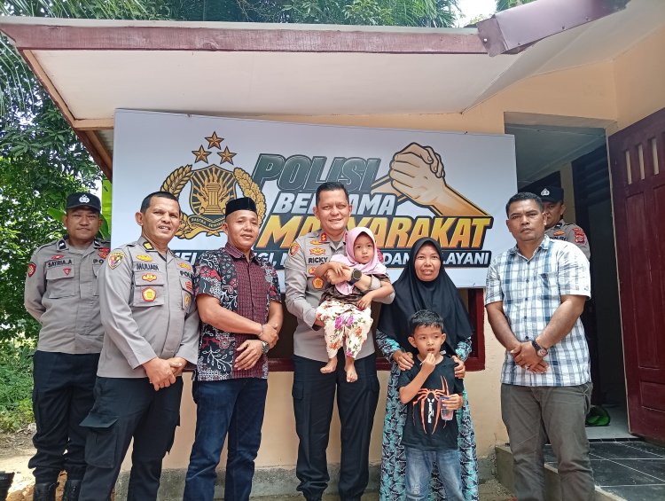 Tepati Janji, Kapolres Aceh Selatan Resmikan Rumah Rehab untuk Janda Eks Kombatan GAM