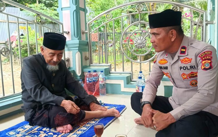 Dekat dengan Ulama, Kapolsek Darul Ihsan Perkuat Fondasi Kamtibmas