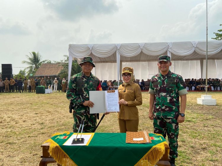 Bupati Way Kanan Buka TMMD ke-130 Kodim 0427/Way Kanan, Satukan Langkah Membangun Negeri dari Desa