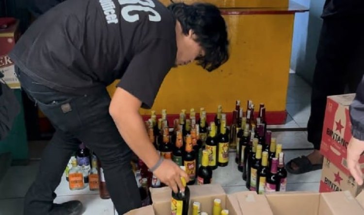 Polres Subang Sita 111 Botol Miras di Ciater dalam Operasi Antik Lodaya 2026