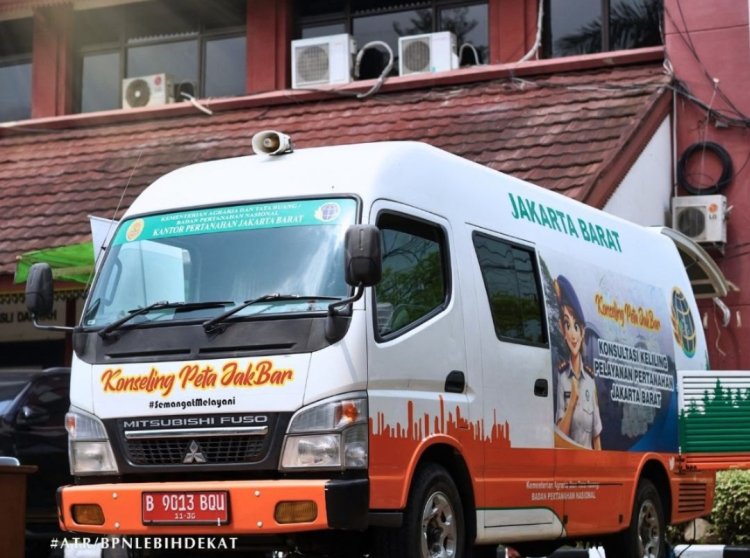 Dekatkan Pelayanan, Kantah Jakbar Hadirkan Layanan Pertanahan Keliling di Kebon Jeruk