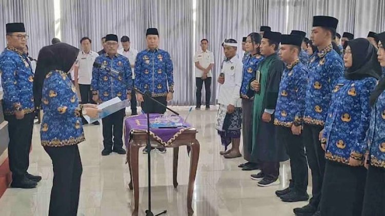 Bukan Sekadar Seremoni! Bupati Way Kanan Ambil Sumpah 99 PNS Baru: "Melayani, Bukan Dilayani"