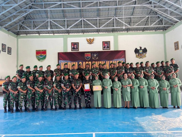 Dandim 0427/Way Kanan Lepas Personel Pindah Satuan ke Korem 044/Gapo   