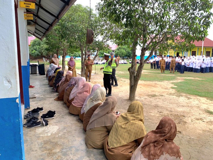 Lewat Program POLIDIK, Satlantas Polres Aceh Utara Dorong Guru Jadi Pelopor Keselamatan Berlalu Lintas