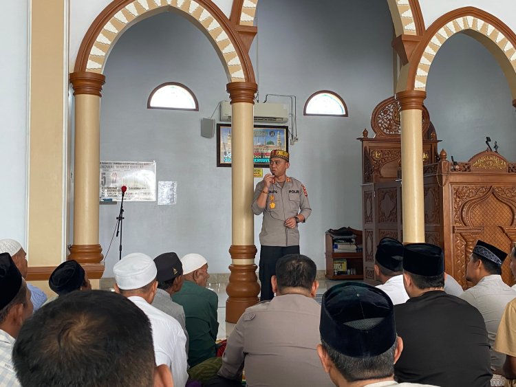 Jumat Keliling di Masjid Sabilul Jannah, Kapolres Nagan Raya Perkuat Silaturahmi dan Ajak Masyarakat Jaga Kamtibmas