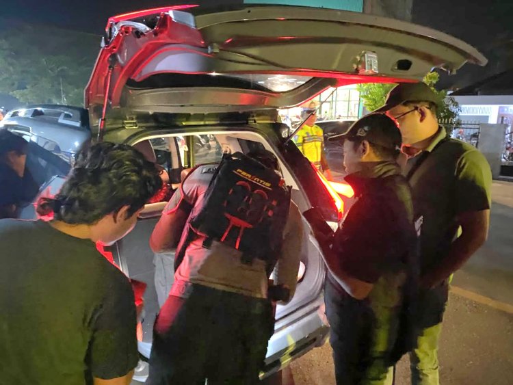 KRYD Gakkum Narkoba, Polres Abdya Gelar Razia dan Pemeriksaan Barang Bawaan Pengendara