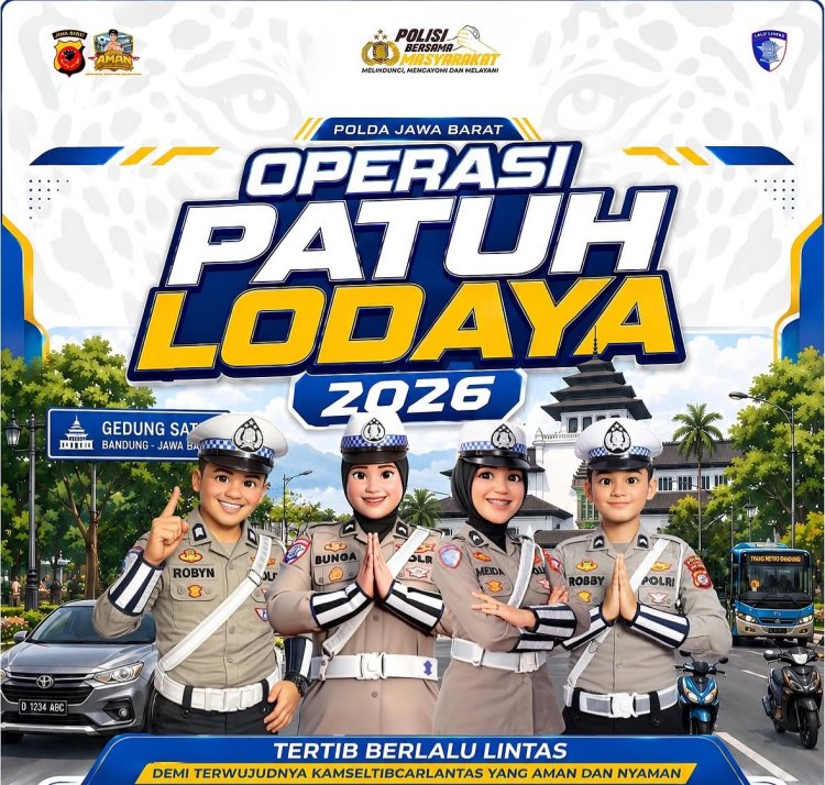 Polda Jabar Gelar Operasi Patuh Lodaya 2026, Tingkatkan Kesadaran dan Kepatuhan Berlalu Lintas