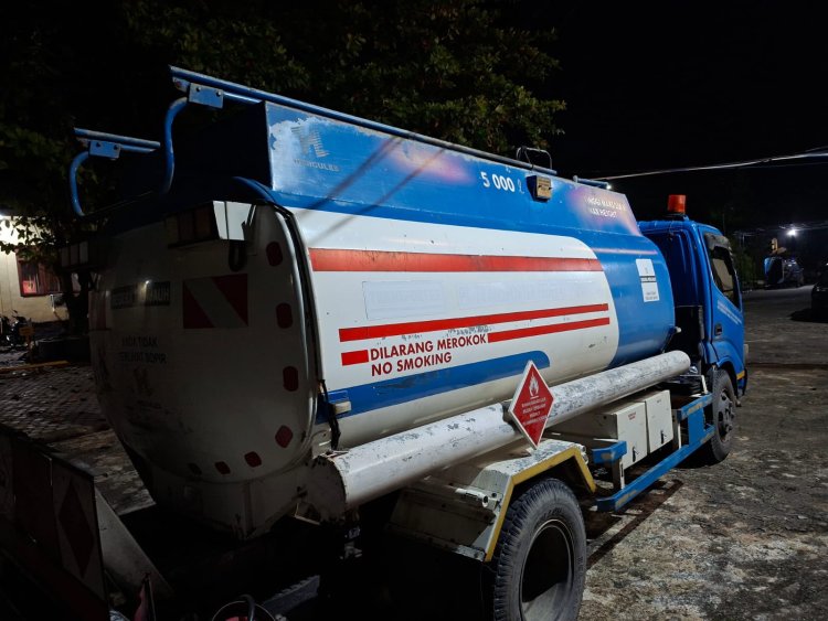 Satreskrim Polres Nagan Raya Amankan 5.000 Liter ( 5 Ton) BBM Solar Subsidi di Kuala Pesisir