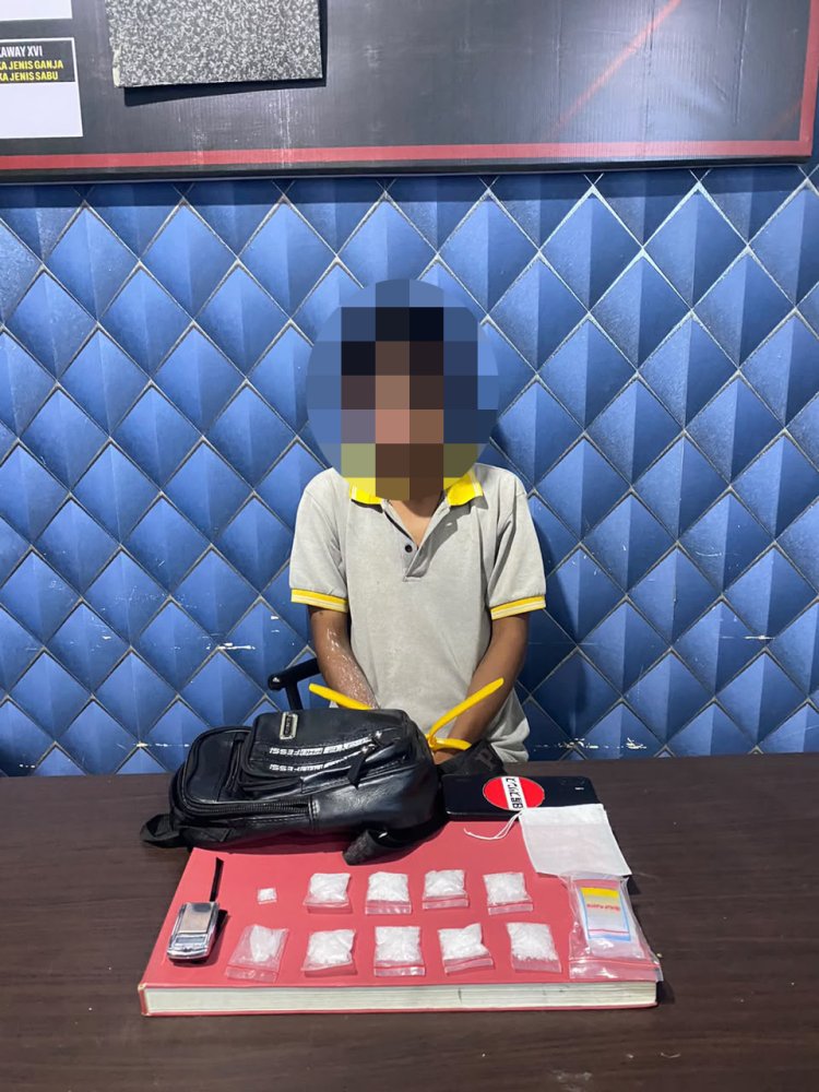 Satresnarkoba Polres Aceh Barat Ungkap Kasus Sabu 45,2 Gram di Kuta Padang