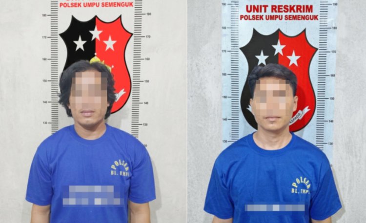 Polsek Umpu Semenguk Bekuk dua orang Pelaku Curat di Kantor Balai Penyuluhan Pertanian