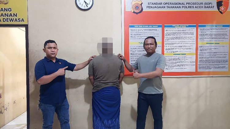 Resmob Polres Aceh Barat Tangkap Terduga Pelaku Curas di Gampong Teungoh