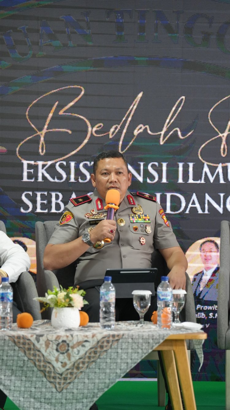 Bedah Buku Karya Dedy Tabrani di UI, Ajak Akademisi dan Polri Perkuat Ilmu Kepolisian