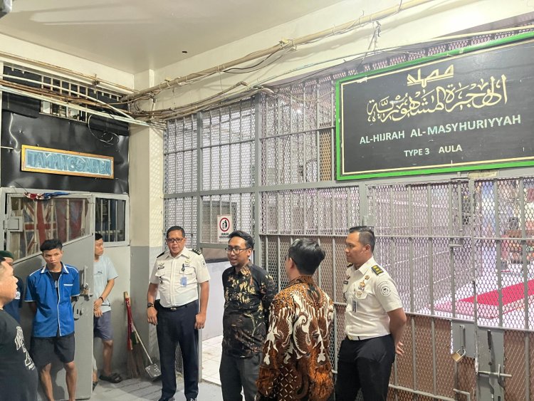 Ombudsman RI Jakarta Raya Monitoring Lapas Cipinang, Pastikan Pelayanan Publik Sesuai Standar