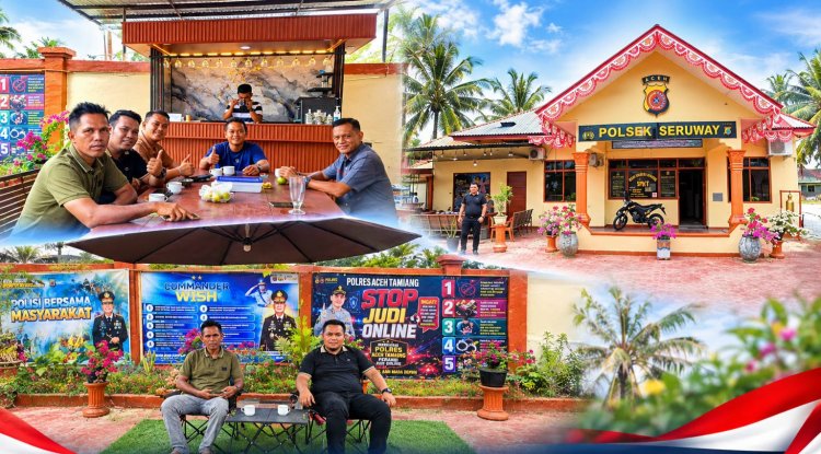 Polsek Seruway Hadirkan Pelayanan Prima dengan Mini Bar Coffee, Masyarakat Disambut Hangat dan Humanis