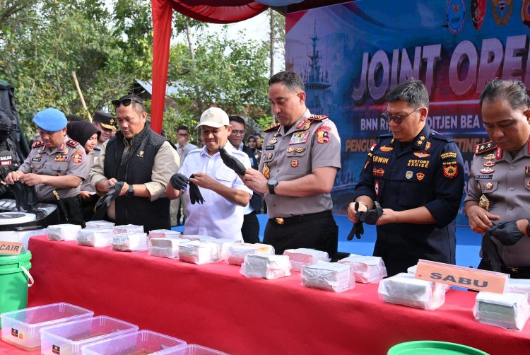 Kapolri Ungkap Laboratorium Narkoba di Pidie, Hampir 1,2 Ton Sabu Berhasil Diungkap