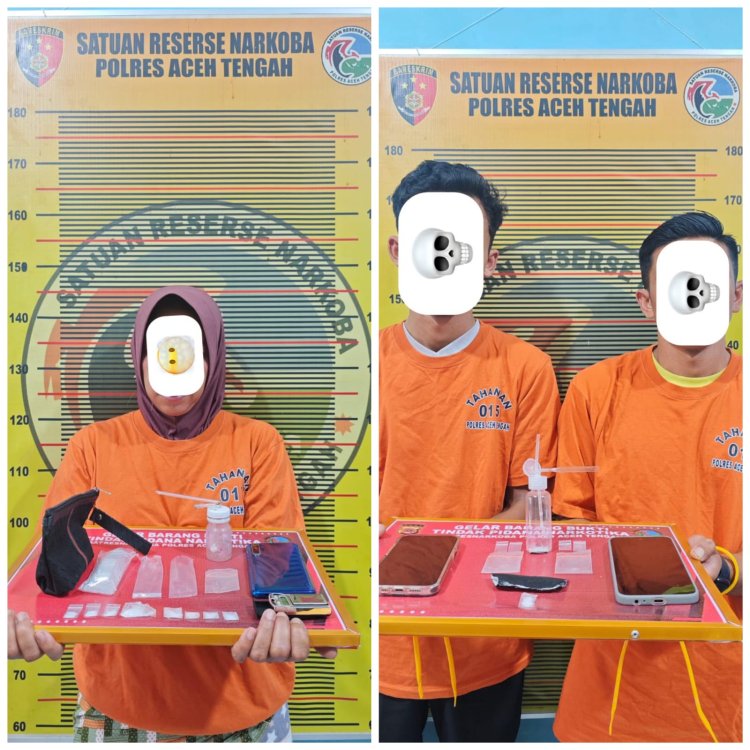 Tangkap IRT Pengedar Sabu di Aceh Tengah, Satresnarkoba Pengembangan ke Bener Meriah Ungkap Dua Pelaku