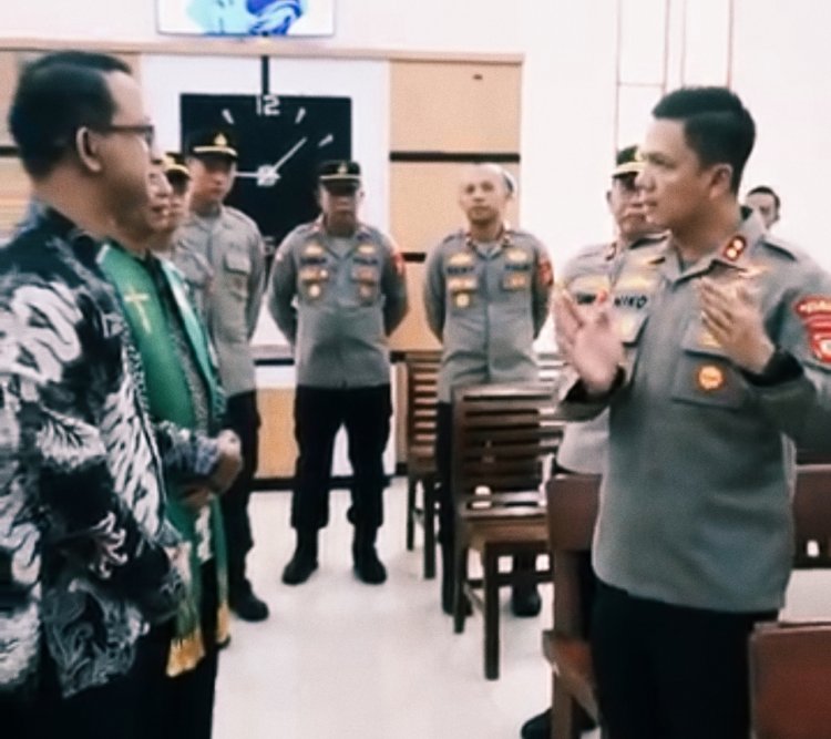 Minggu Kasih, Kapolres Garut Pantau Pengamanan Ibadah Minggu Kasih di Gereja Kristen Pasundan