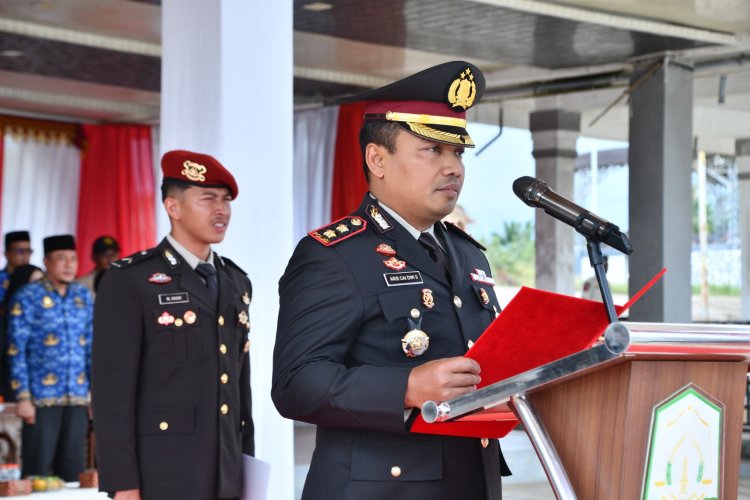 Pimpin Upacara Sumpah Pemuda, Kapolres Aceh Timur Tegaskan Sebagai Pemuda Harus Gigih dan Berkarakter