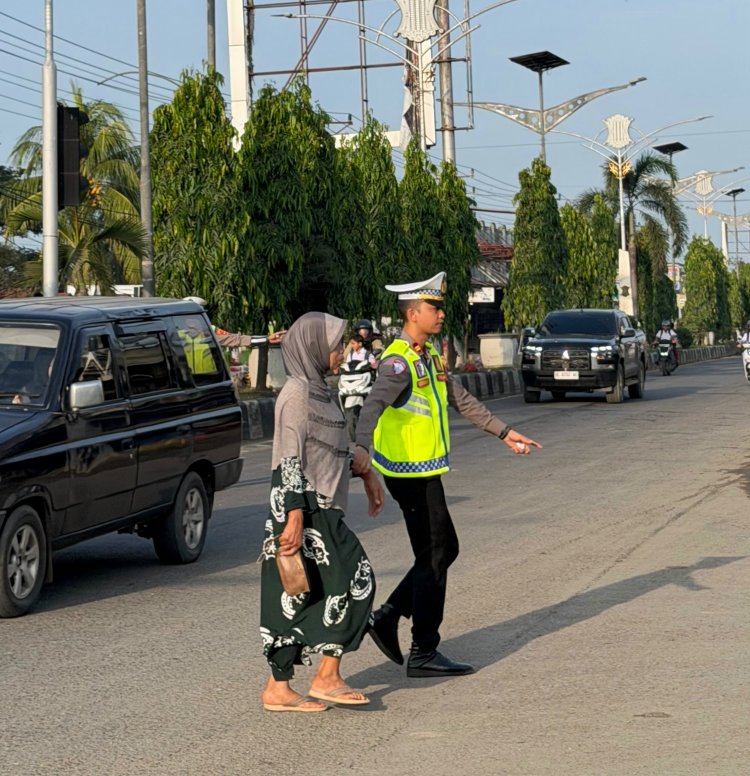 Bukan Sekadar Hindari Tilang, Kasat Lantas Polres Aceh Utara Gaungkan Keselamatan Berlalu Lintas Sepanjang Masa