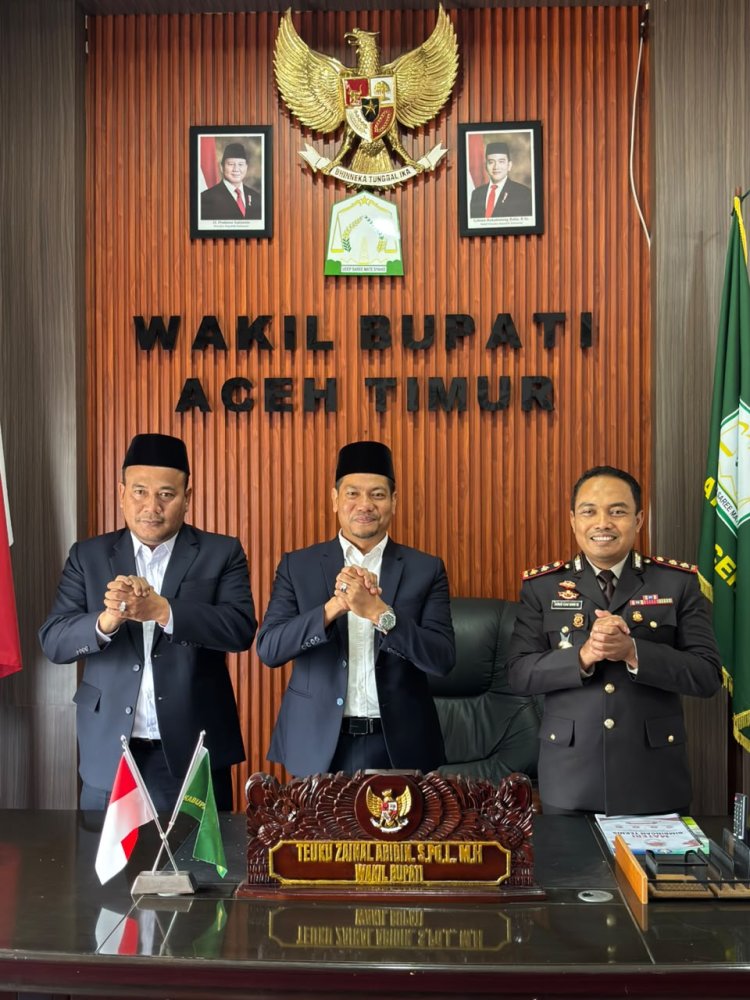 Pererat Silaturahmi dan Perkuat Sinergi, Kapolres Aceh Timur Sambangi Wakil Bupati