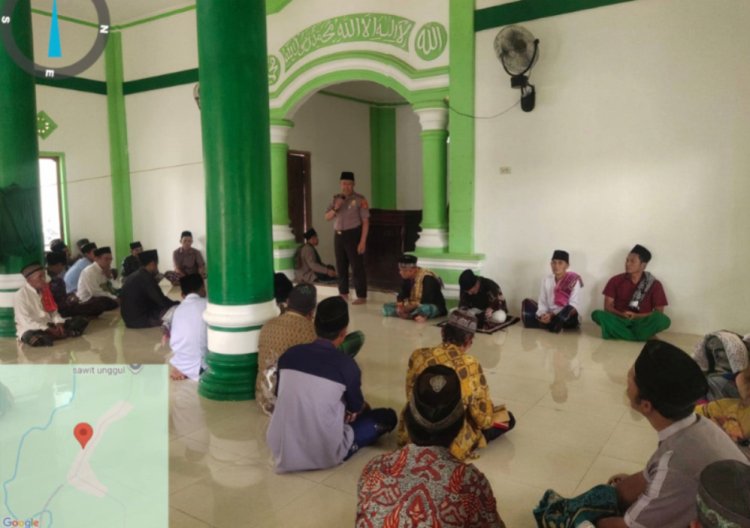 Jumling di Masjid Al-Muttaqin, Polsek Rebang Tangkas Hadir dan Menyapa Masyarakat